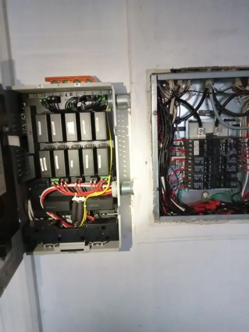 Electrical panel upgrade completed for Indoor Lighting Installation in Derry